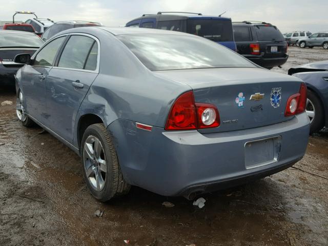 1G1ZH57B79F227600 - 2009 CHEVROLET MALIBU 1LT BLUE photo 3