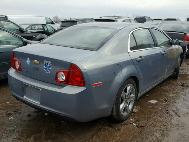 1G1ZH57B79F227600 - 2009 CHEVROLET MALIBU 1LT BLUE photo 4