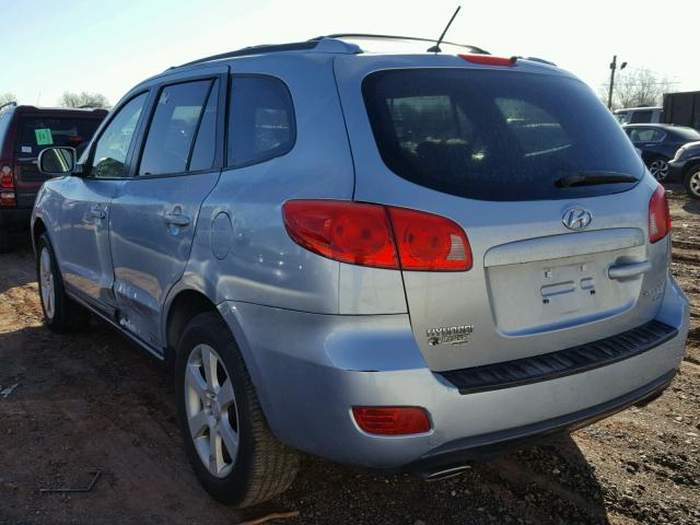 5NMSH73E27H005003 - 2007 HYUNDAI SANTA FE S GRAY photo 3