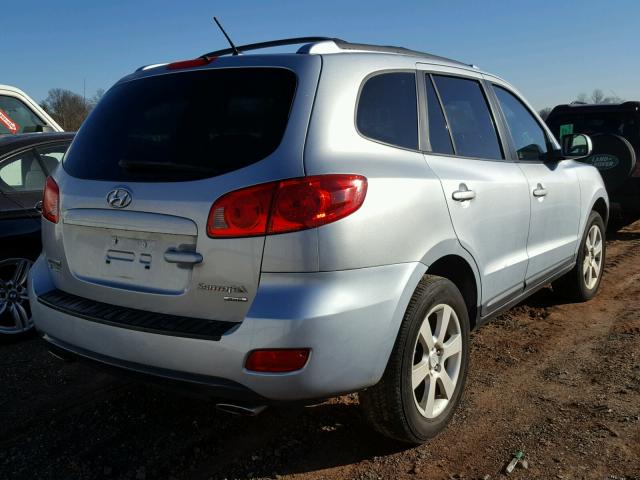 5NMSH73E27H005003 - 2007 HYUNDAI SANTA FE S GRAY photo 4