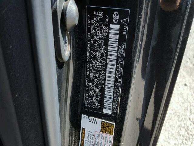 JTKDE177170188557 - 2007 TOYOTA SCION TC 石墨色 照片 10