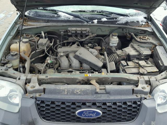 1FMCU93155DA03532 - 2005 FORD ESCAPE XLT GREEN photo 7