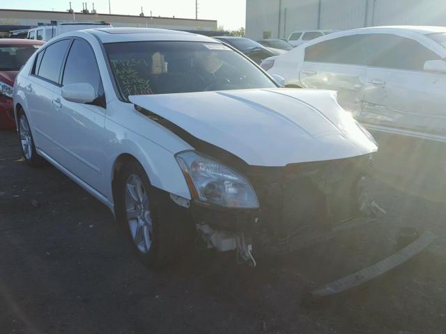 1N4BA41E97C839733 - 2007 NISSAN MAXIMA SE WHITE photo 1