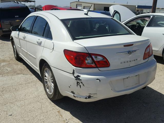 1C3LC56R18N270607 - 2008 CHRYSLER SEBRING TO WHITE photo 3