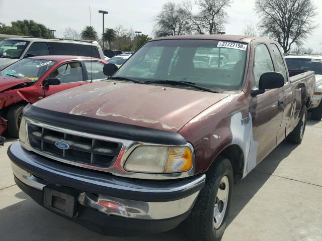 1FTDX1720VKA52816 - 1997 FORD F150 PURPLE photo 2