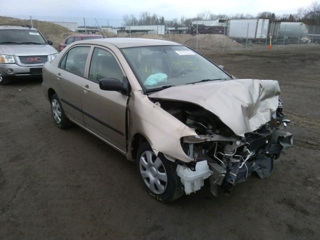 1NXBR32EX5Z452204 - 2005 TOYOTA COROLLA CE BEIGE photo 1