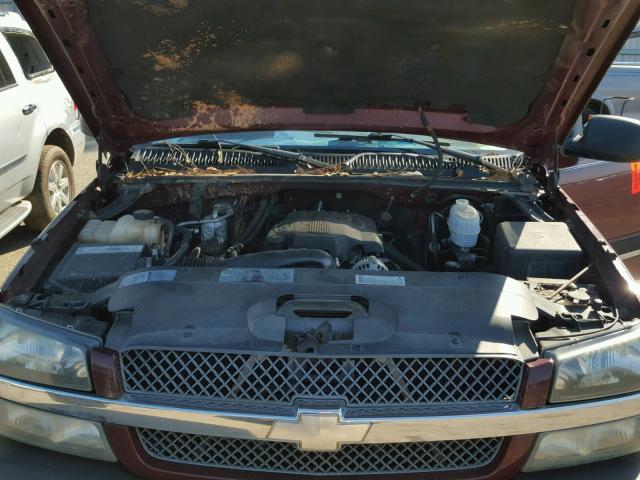 1GCHC23G93F151886 - 2003 CHEVROLET SILVERADO MAROON photo 7