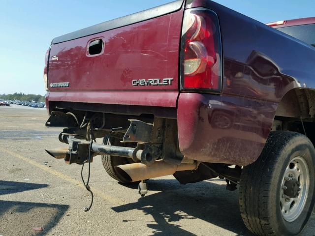 1GCHC23G93F151886 - 2003 CHEVROLET SILVERADO MAROON photo 9