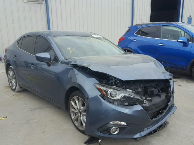 JM1BM1V38E1171148 - 2014 MAZDA 3 TOURING BLUE photo 1