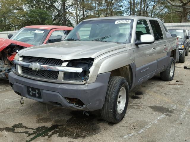 3GNEK13T63G199395 - 2003 CHEVROLET AVALANCHE BEIGE photo 2