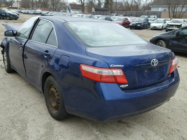 4T4BE46K57R010778 - 2007 TOYOTA CAMRY NEW BLUE photo 3
