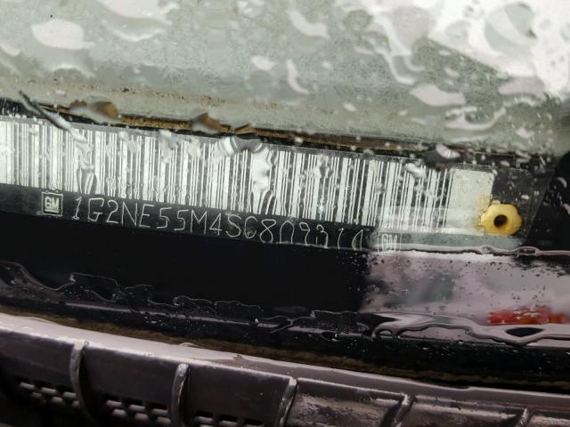 1G2NE55M4SC809314 - 1995 PONTIAC GRAND AM S BLACK photo 10