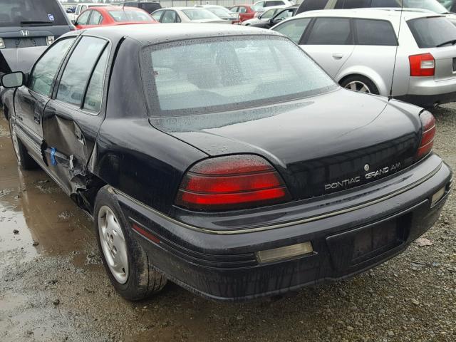 1G2NE55M4SC809314 - 1995 PONTIAC GRAND AM S BLACK photo 3