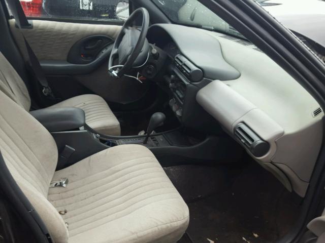 1G2NE55M4SC809314 - 1995 PONTIAC GRAND AM S BLACK photo 5