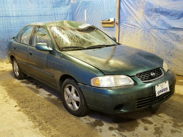 3N1CB51D51L425372 - 2001 NISSAN SENTRA XE GREEN photo 1