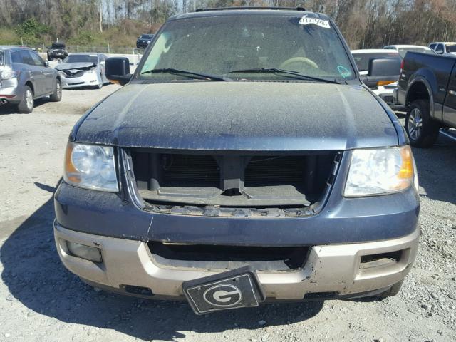 1FMPU17L03LA56110 - 2003 FORD EXPEDITION BLUE photo 9