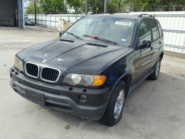 WBAFA53561LM71272 - 2001 BMW X5 3.0I BLACK photo 2