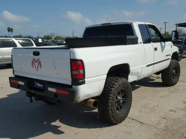 3B7KF23W02M279081 - 2002 DODGE RAM 2500 WHITE photo 4