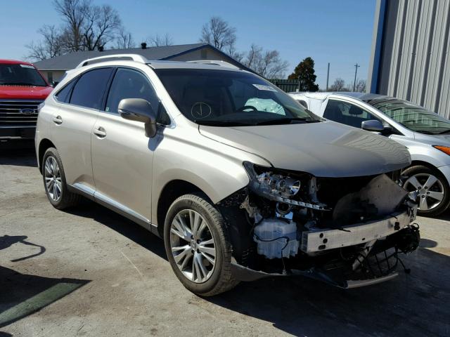 2T2BK1BA4DC161795 - 2013 LEXUS RX 350 GOLD photo 1