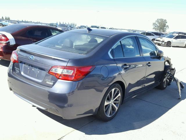 4S3BNAK6XH3067510 - 2017 SUBARU LEGACY 2.5 GRAY photo 4