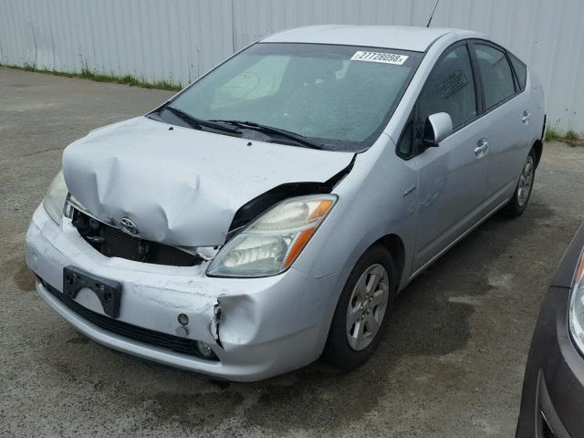 JTDKB20U677603862 - 2007 TOYOTA PRIUS SILVER photo 2