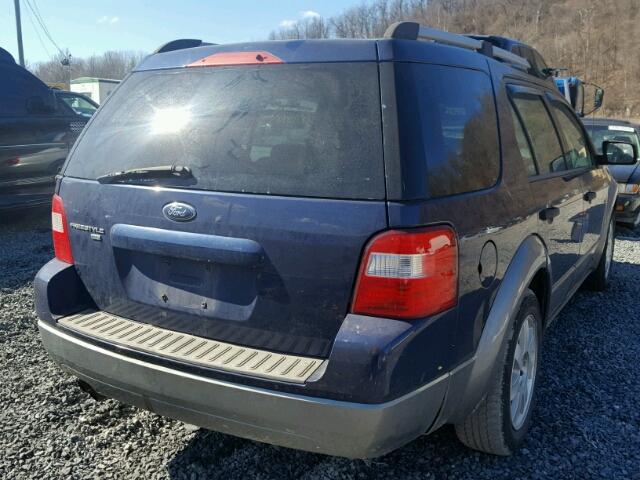 1FMZK04176GA37997 - 2006 FORD FREESTYLE BLUE photo 4