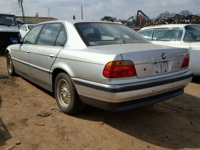 WBAGH8342YDP11768 - 2000 BMW 740 IL SILVER photo 3