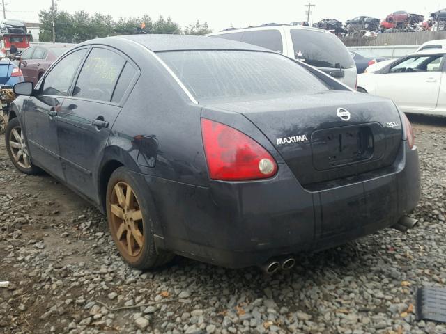 1N4BA41E24C902778 - 2004 NISSAN MAXIMA SE BLACK photo 3