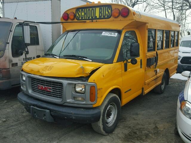 1GDHG31F7Y1223897 - 2000 GMC SAVANA CUT YELLOW photo 2