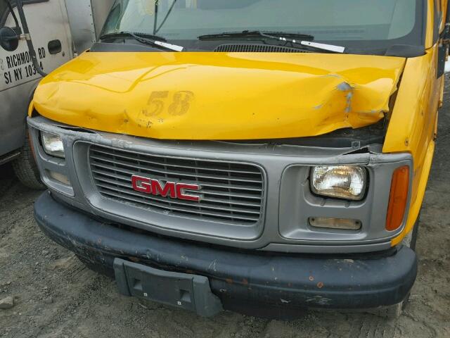 1GDHG31F7Y1223897 - 2000 GMC SAVANA CUT YELLOW photo 7