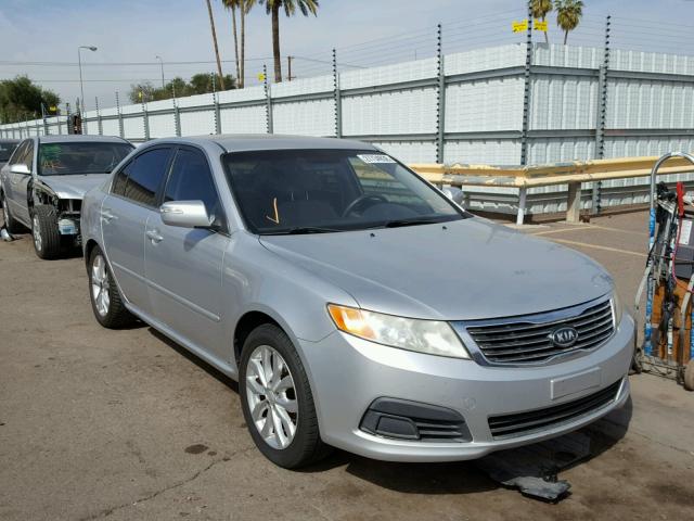 KNAGE228595281028 - 2009 KIA OPTIMA LX SILVER photo 1