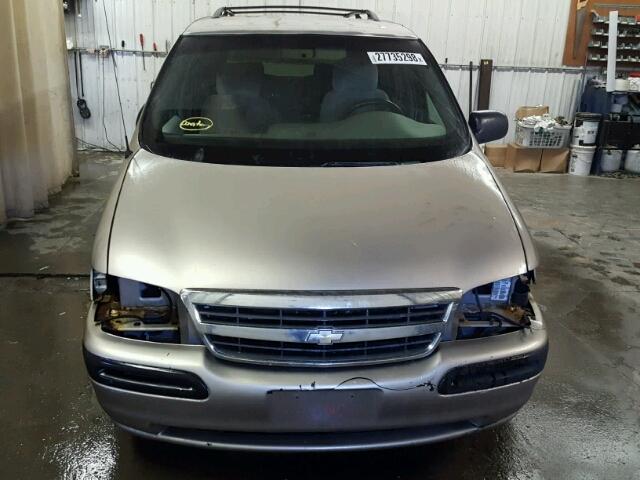 1GNDX03E72D266980 - 2002 CHEVROLET VENTURE TAN photo 9