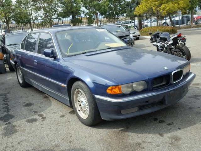 WBAGH8335XDP03119 - 1999 BMW 740 IL BLUE photo 1