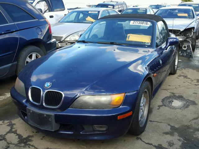 4USCH7326TLB68608 - 1996 BMW Z3 1.9 BLUE photo 2