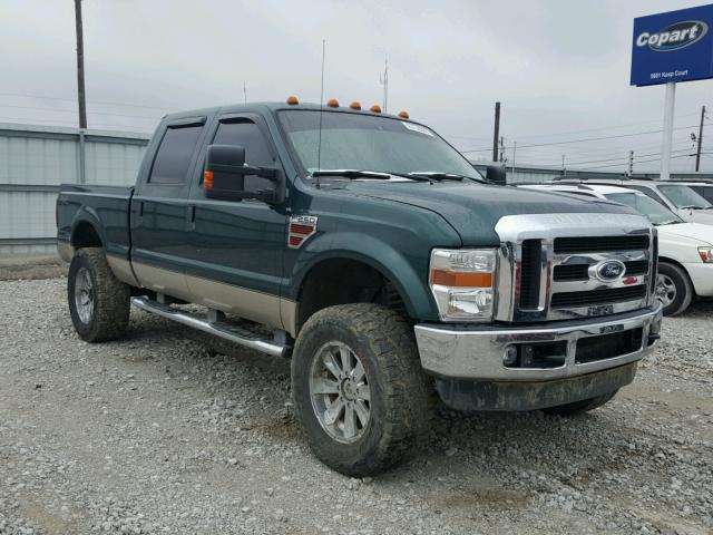 1FTSW21R28EC36650 - 2008 FORD F250 SUPER GREEN photo 1