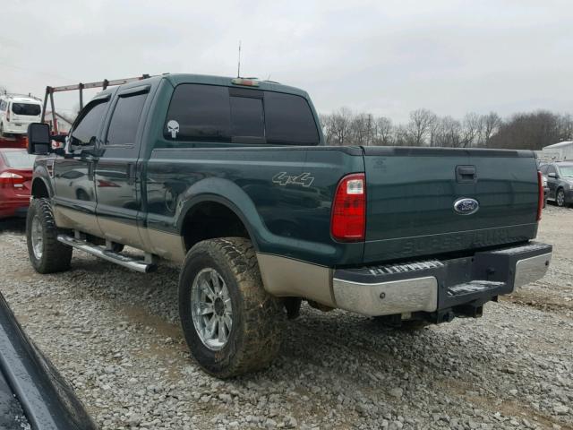 1FTSW21R28EC36650 - 2008 FORD F250 SUPER GREEN photo 3