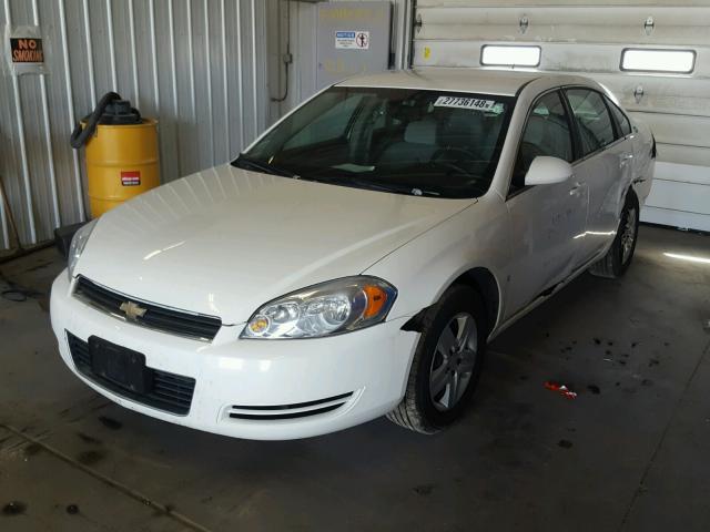 2G1WB58K689200012 - 2008 CHEVROLET IMPALA LS WHITE photo 2