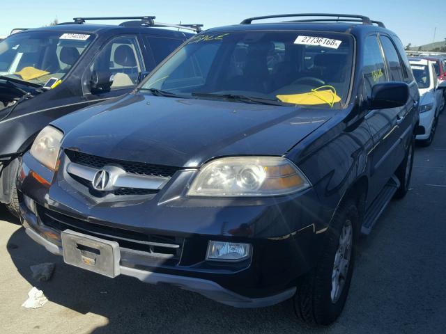 2HNYD18654H538484 - 2004 ACURA MDX TOURIN BLACK photo 2