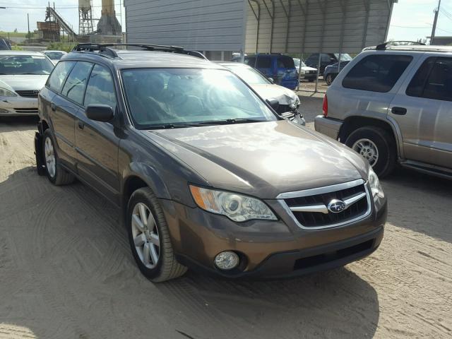 4S4BP61C897348533 - 2009 SUBARU OUTBACK 2. BROWN photo 1