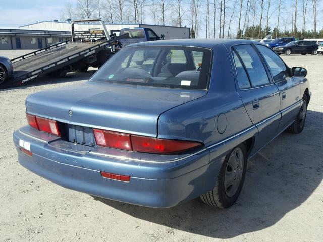 1G4NJ52M6VC413543 - 1997 BUICK SKYLARK GR BLUE photo 4