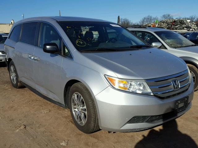 5FNRL5H64BB013682 - 2011 HONDA ODYSSEY EX SILVER photo 1