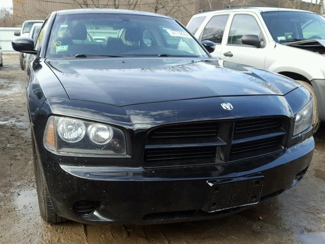 2B3KA43H86H503781 - 2006 DODGE CHARGER SE BLACK photo 9