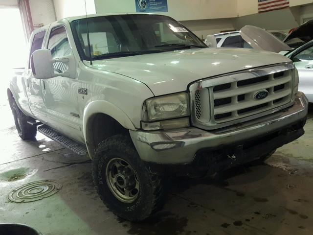 1FTSW31P13EB35905 - 2003 FORD F350 SRW S WHITE photo 1