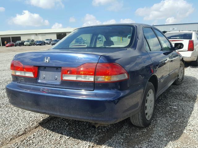 JHMCG56472C004384 - 2002 HONDA ACCORD LX BLUE photo 4