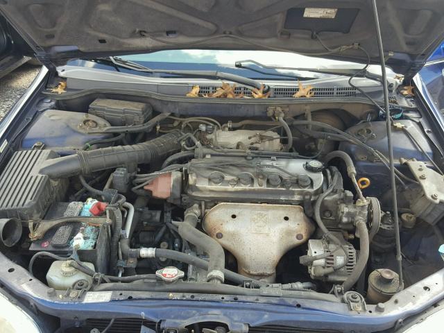 JHMCG56472C004384 - 2002 HONDA ACCORD LX BLUE photo 7