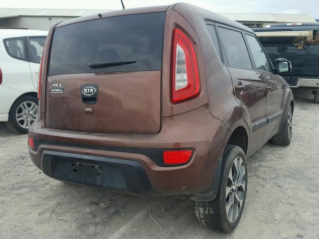 KNDJT2A6XC7425487 - 2012 KIA SOUL + BROWN photo 4
