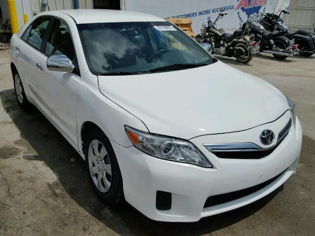 4T1BB3EK7BU143971 - 2011 TOYOTA CAMRY HYBR WHITE photo 1