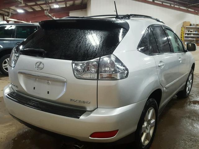 JTJHA31U840031597 - 2004 LEXUS RX 330 GRAY photo 4