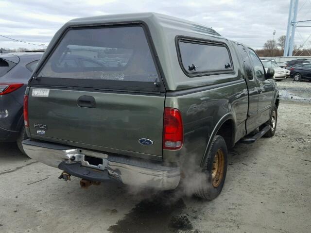 2FTRX18L72CA34911 - 2002 FORD F150 GREEN photo 4