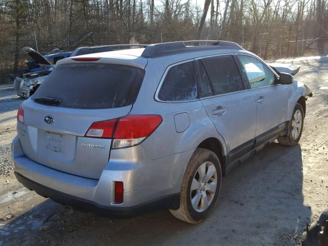 4S4BRCCC1C3295694 - 2012 SUBARU OUTBACK 2. SILVER photo 4